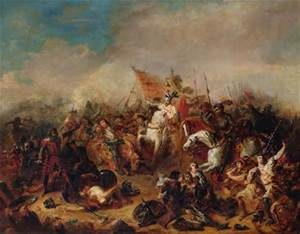 The Battle of Hastings in 1066, by Francois Hippolyte Debon