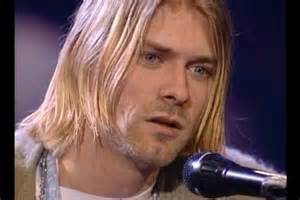 Kurt Cobain on Stage