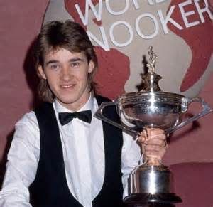 Stephen Hendry after winning his First World Championship