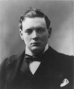 A Young Winston Churchill