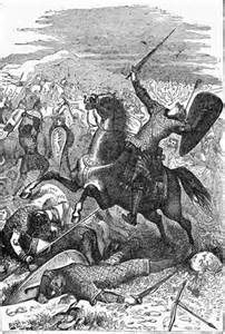 Death of Harold at the Battle of Hastings 1066 (Boston: J.R. Spaulding & Co., 1901))