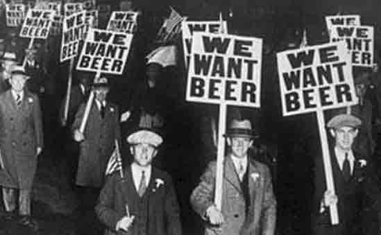 Prohibition was very unpopular with the working class