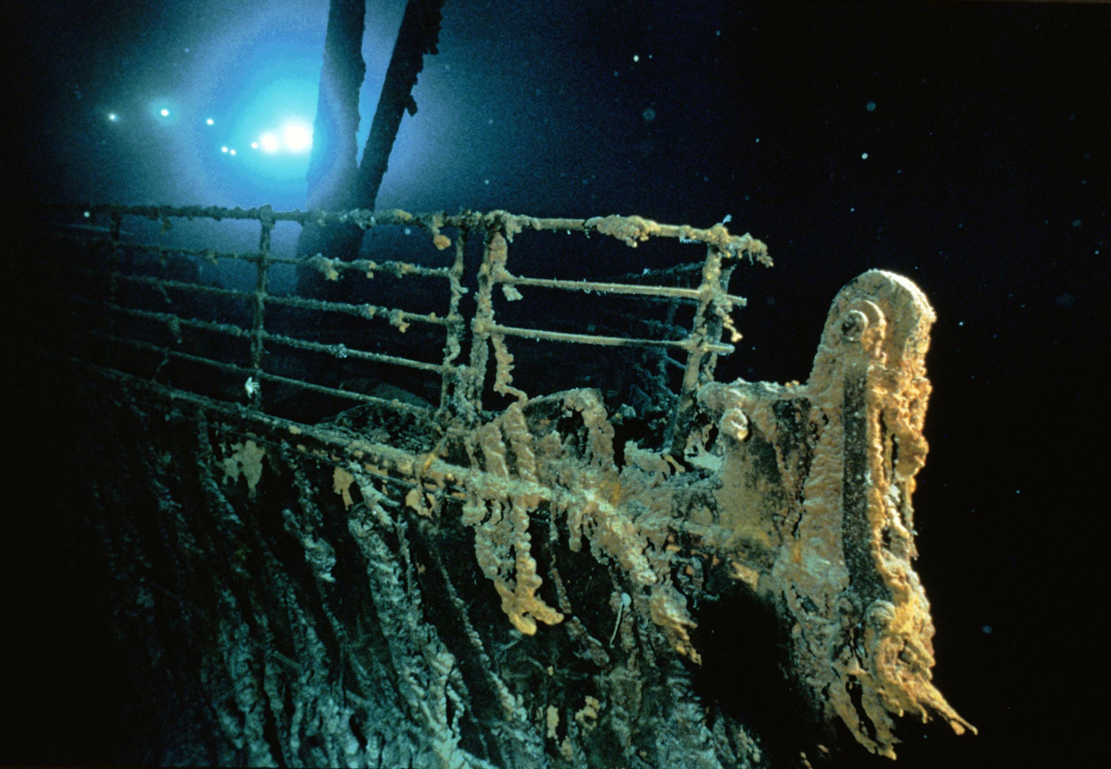 The wreck of the Titanic remains at the bottom of the Atlantic